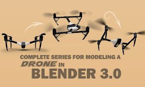 (P-010) Udemy - Complete Modeling & Animating a Drone in Blender 3.0  by Motion Guru