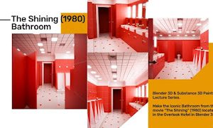 (P-032) Udemy - Blender & Substance Painter Create a Realistic Bathroom A-Z