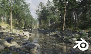 (P-040) Udemy - Creating a Fir and Pine Forest in Blender by Rob Tuytel