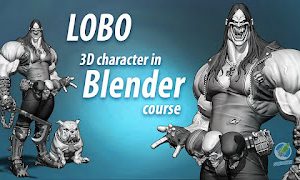 (P-067) Udemy - Lobo - 3D Character in Blender Course by Nikolay Naydenov