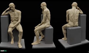 (P-077) Nexttut - Blender Anatomy Class - Learn Male Human Anatomy
