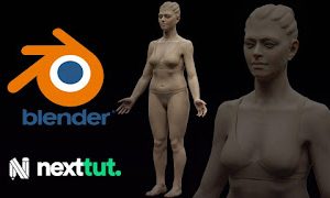 (P-078) Udemy - Female Anatomy Sculpting in Blender Course by Nexttut
