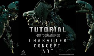 (P-095) How to Create in 3D Character Concept Art
