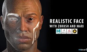 (P-102) CGCircuit - Realistic Face with Zbrush and Mari