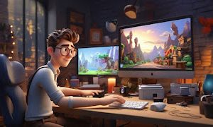 (P-106) Creating 3D Animations, Game Asset, & Avatar Chatbot with AI